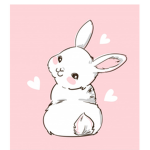 Bunny cupcake