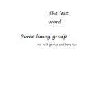 The Last Word