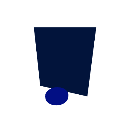 blue bow