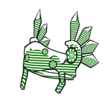 Snowy Peppermint Green Candy Valk