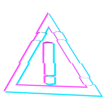 Glitch Warning Sign