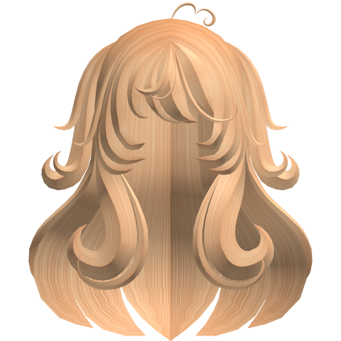 ୨ৎ Sweet Ginger Fluffy Long Hair With Pigtails