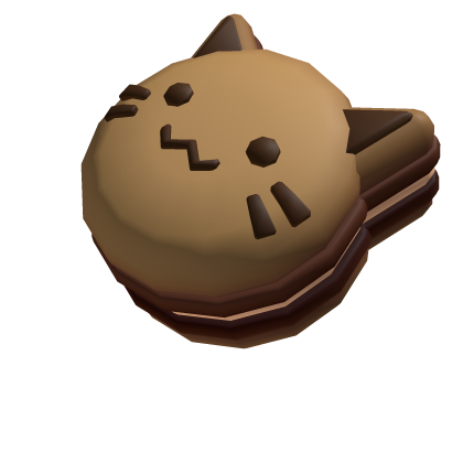 Cute Macaron Cat (Brown) Roblox item