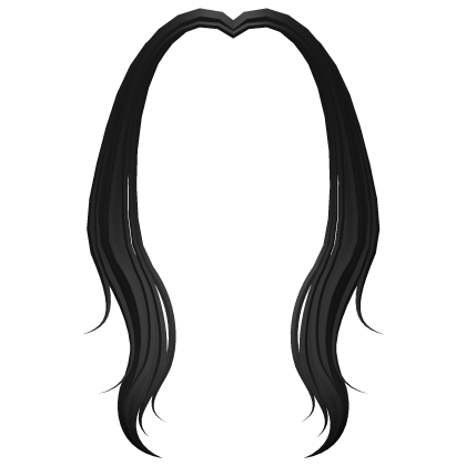 Framed Bangs in Black Roblox item