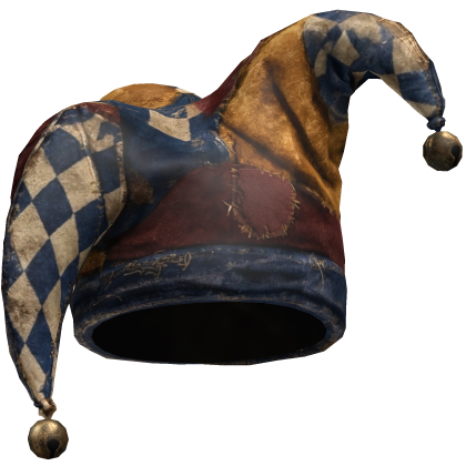Blue & Gold Jester Hat
