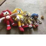Sonic and tails pals Yoshi blue