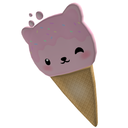 𐔌՞. . ՞𐦯 cute pink num nom ice cream♡ Roblox item