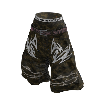 Camo NV Army Green Jorts Pants