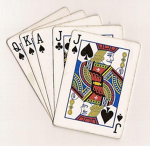 Spade,heart,clover,diamond aka the cards