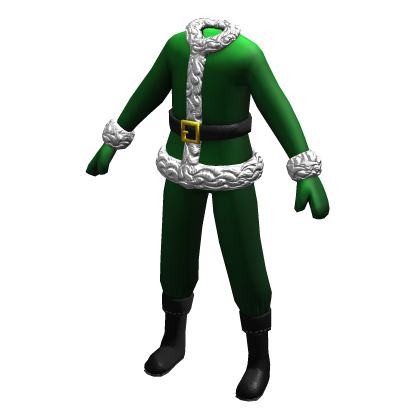 Classic Christmas Santa Suit | Green thumbnail