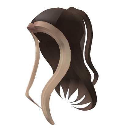 Cute Flowy Brown + Blonde Half Pony Roblox item