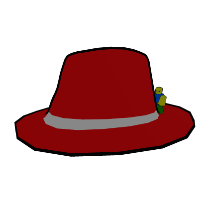 Neon Red Fedora
