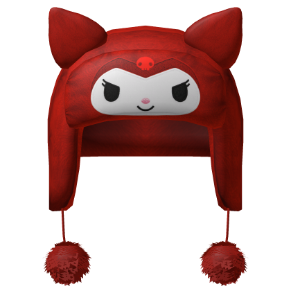 Red Cute Kuromi Hat