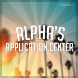 Alpha's Application Center