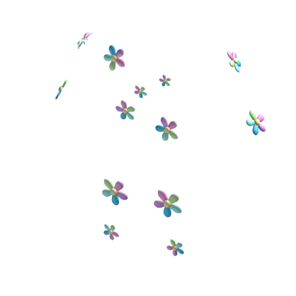 decora harajuku kandi PASTEL colors body flowers thumbnail