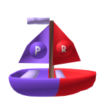 Red x Purple Boat 