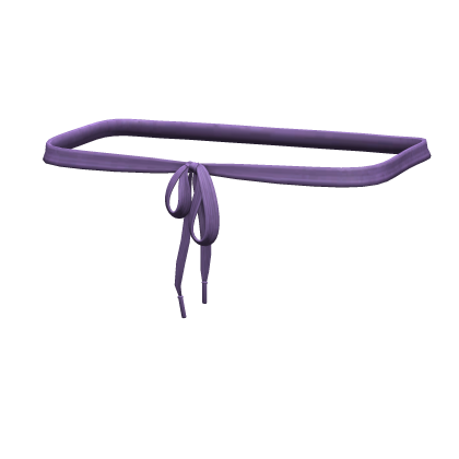 -',ৎ Purple Thrifted Shoelace Belt (1.0)