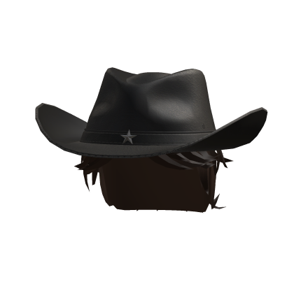 Messy Hair + Cowboy Hat