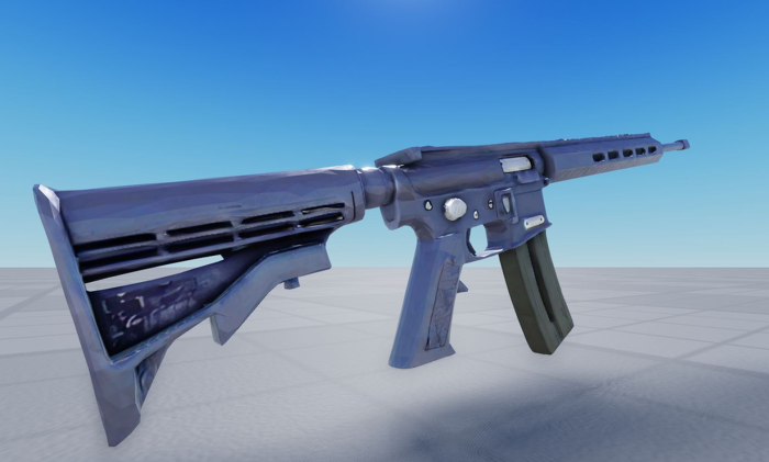 (WORKING GUN) Rifle GOAT-15 HELIUM Tool [PBR] preview 2