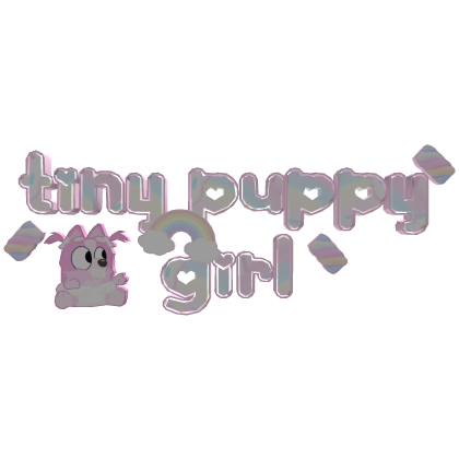 𖹭 tiny puppy girl 