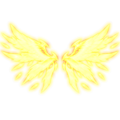 [EMISSIVE] Neon Glowing Angel Wings