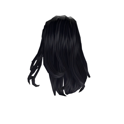 Lovely Layered Long Hair - Black Roblox item