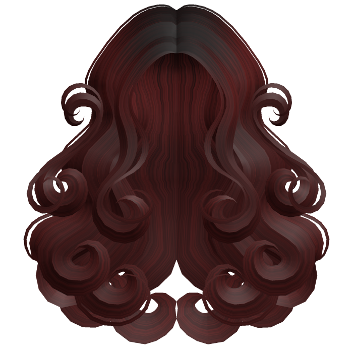 Kawaii Cloud Nine Swirls Dark Red