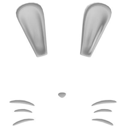 Bunny Ears + Whiskerss white