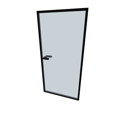 Glass door