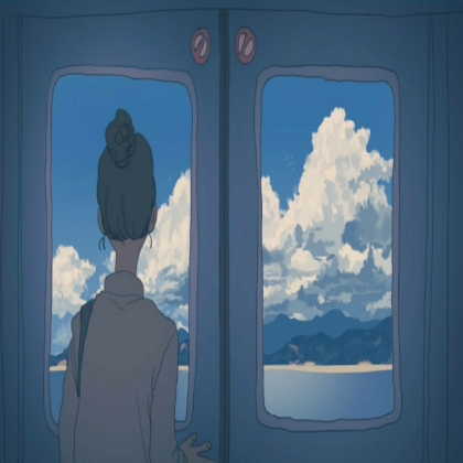 aesthetic-anime-girl-anime-scenery-blue-Favim.com- Roblox decal