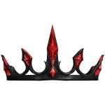 Ruby Open Crystal Crown