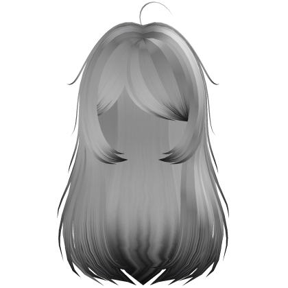 gothic moe long hair in white and black
