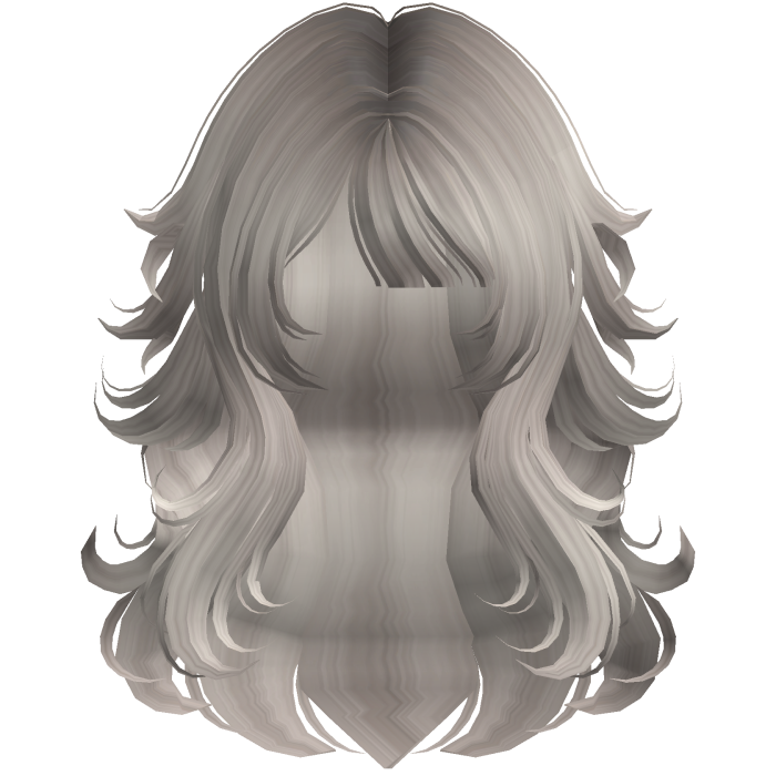 Chibi Anime Fluffy Layered Hair (Platinum) 