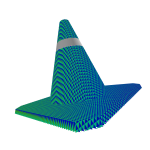 [Animated] Rainbow Traffic Cone