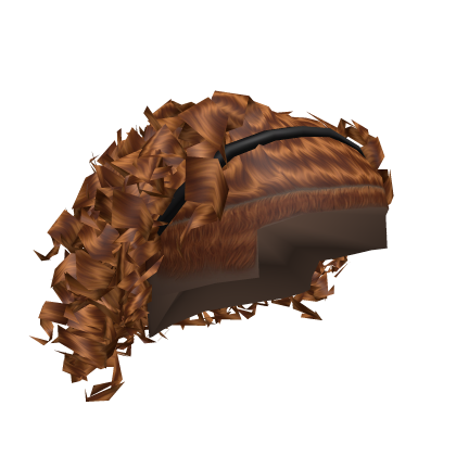 Copper Curly Mid Taper Fade w/ Sports Hair Band thumbnail