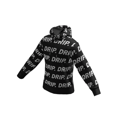 Black Drip Hoodie thumbnail