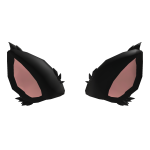 Black Furry Ears