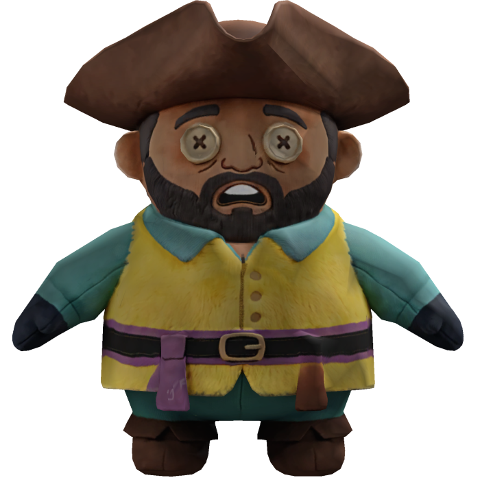 Captain Clark Plushie Shoulder Backrooms
