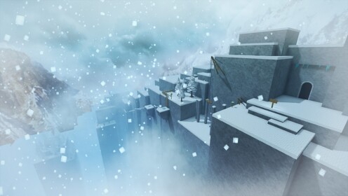Escape of the snow