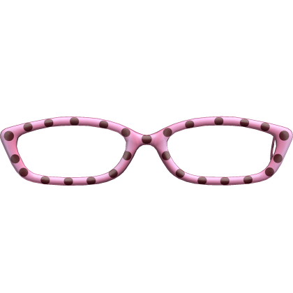 Star Polka Dot Glasses In Pink