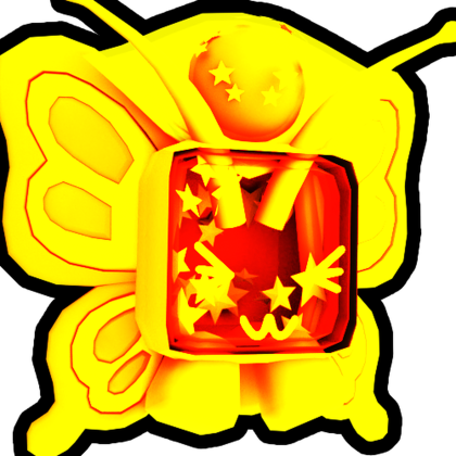 Gold Cosmic Butterfly