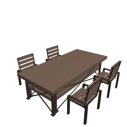 Stud Table – 4 Chairs