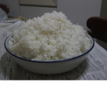 Eat rice.