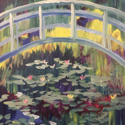 Bridge W/ Pond Background Roblox decal