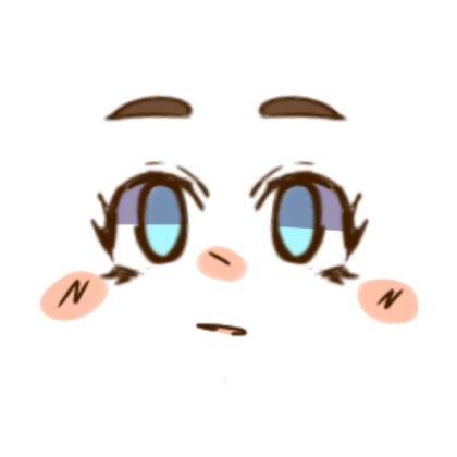 Anime face Roblox decal