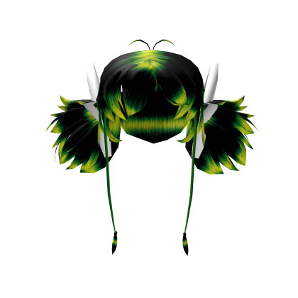 ★☆ Cute Star Puff Girl Hair ☆★ (Billie Green) Roblox item