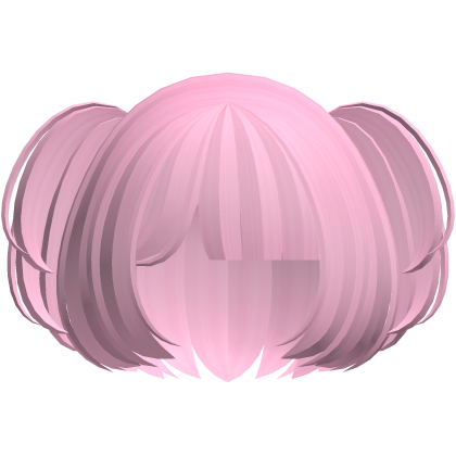 🐾 sweet mini fluffy layered moe pigtails pink