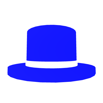 Dark Blue Neon Cartoony Top Hat Roblox item