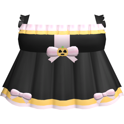 ୨୧ Cutesy Halloween Spooky Ruffled Pumpkin Dress