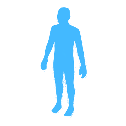 Blue Outline Aura